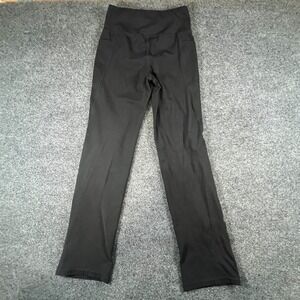 Jockey Sportswear Leggings Women Small 24x30 Black Stretch Straight Leg Athletic